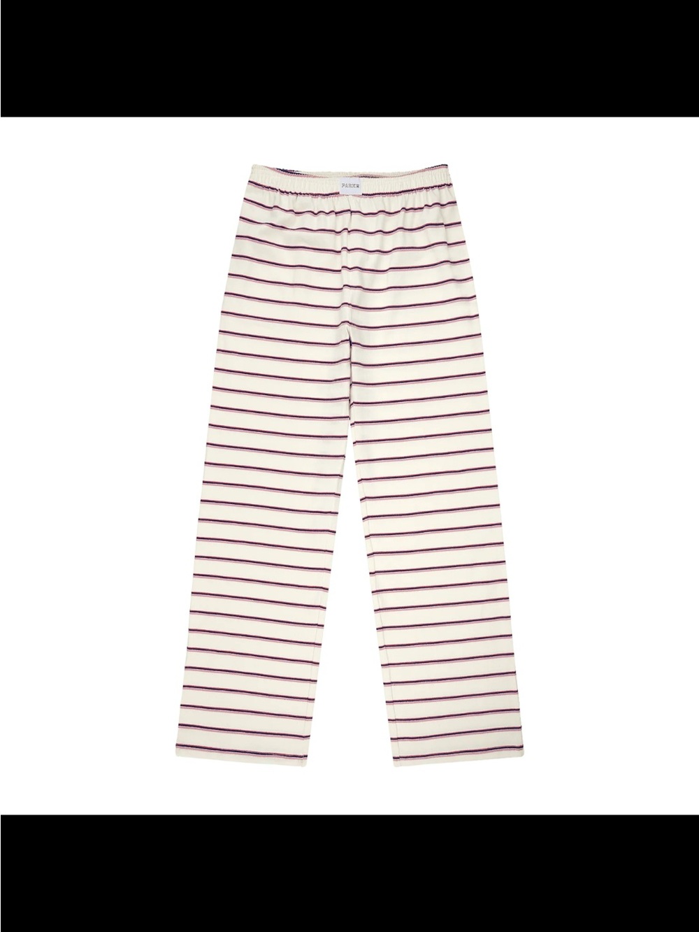 PARKE cotton stripe boxer summerland stripe pants